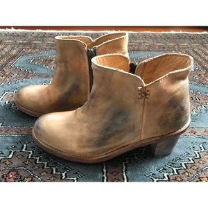 Bed Stu sonic leather tan booties 7